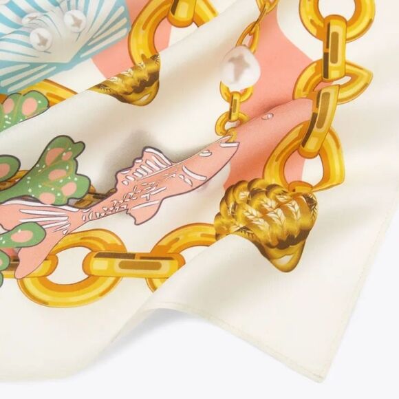 Kurt Geiger London Large Square Scarf - Picture 3 of 8